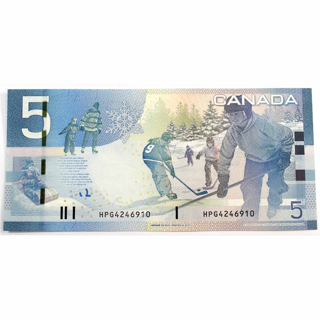BC-67b-i 2010 Canada $5 Jenkins-Carney, HPG, Choice Uncirculated (CUNC63)