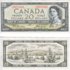 BC-33b 1954 Canada $20 Beattie-Coyne, Devil's Face, C/E, AU