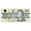 BC-58b 1991 Canada $20 Bonin-Thiessen, ESN, AU-UNC