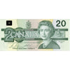 BC-58b 1991 Canada $20 Bonin-Thiessen, ESS, Uncirculated (MS60)