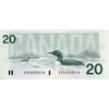 BC-58b 1991 Canada $20 Bonin-Thiessen, ESS, Uncirculated (MS60)