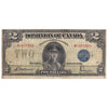 DC-26h 1923 Dominion $2 McCavour-Saunders, Blue Seal, Group 2, Series R, F-VF (F15)