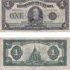 DC-25n 1923 Dominion $1 Campbell-Sellar, Black Seal, Group 3, Fine (F12)