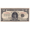 DC-26l 1923 Dominion $2 Campbell-Clark, Black Seal, Group 4, Series W, Very Fine (VF20)