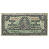 BC-21c 1937 Canada $1 Gordon-Towers, T/L, F