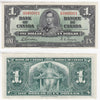 BC-21c 1937 Canada $1 Gordon-Towers, C/M, VF-EF (VF30)
