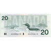 BC-58b 1991 Canada $20 Bonin-Thiessen, ESZ with BPN, Almost Uncirculated (AU50)