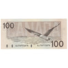BC-60a 1988 Canada $100 Thiessen-Crow, AJT, Almost Uncirculated (AU50)