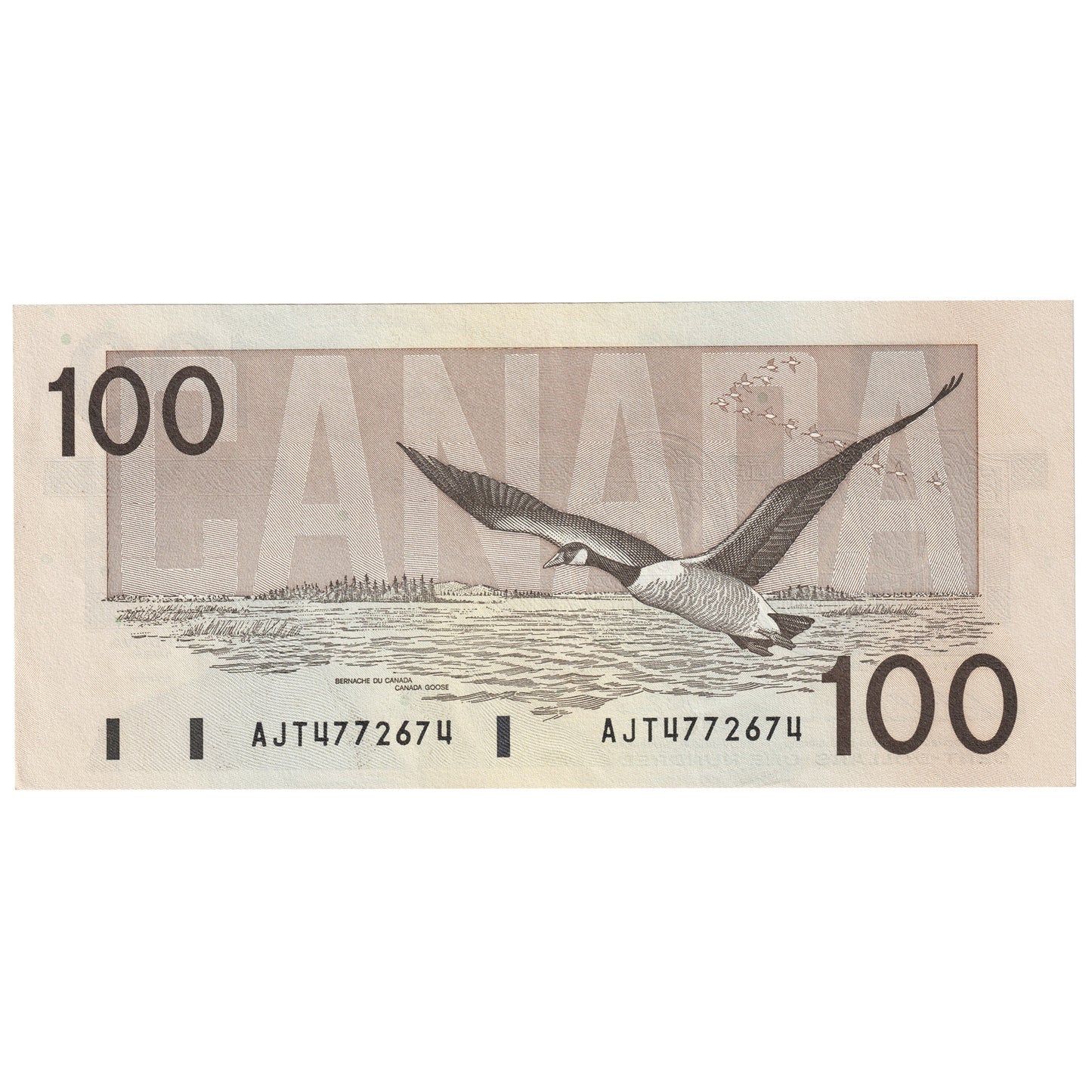 BC-60a 1988 Canada $100 Thiessen-Crow, AJT, Almost Uncirculated (AU50)
