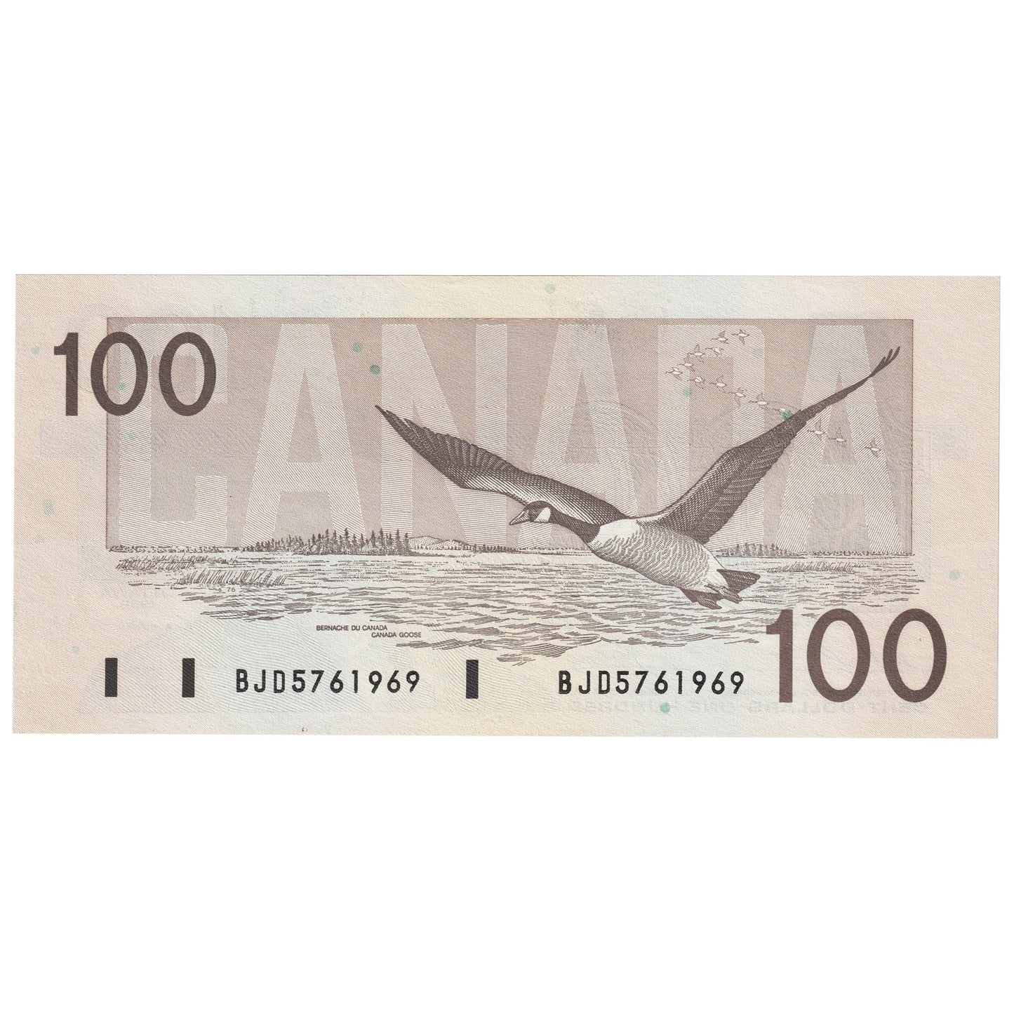 BC-60a-i 1988 Canada $100 Thiessen-Crow, BJD, UNC