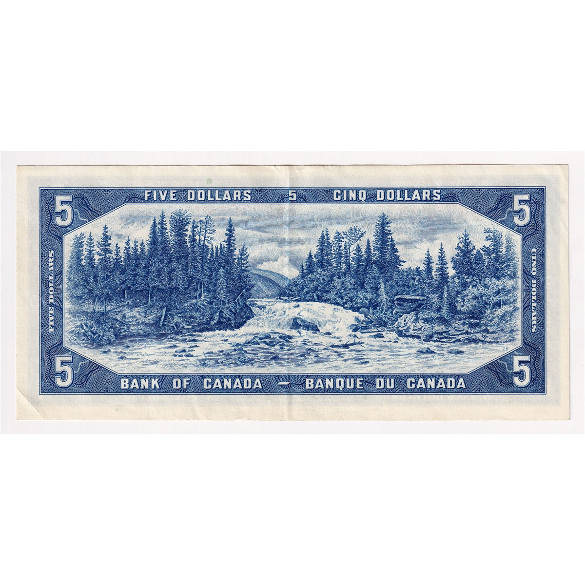 BC-39a 1954 Canada $5 Beattie-Coyne, N/C, Extra Fine (EF40)