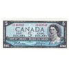 BC-39a 1954 Canada $5 Beattie-Coyne, L/C, EF-AU (EF45)