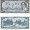 BC-39a-i 1954 Canada $5 Beattie-Coyne, R/C, Very Fine (VF20)