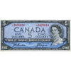 BC-39a-i 1954 Canada $5 Beattie-Coyne, Y/C, Very Fine (VF20)