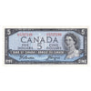 BC-39a-i 1954 Canada $5 Beattie-Coyne, W/C, EF-AU (EF45)