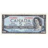BC-39b 1954 Canada $5 Beattie-Rasminsky, N/X, VF-EF (VF30)