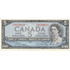 BC-39b 1954 Canada $5 Beattie-Rasminsky, T/S, Almost Uncirculated (AU50)