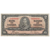 BC-22c 1937 Canada $2 Coyne-Towers, C/R, VG-F