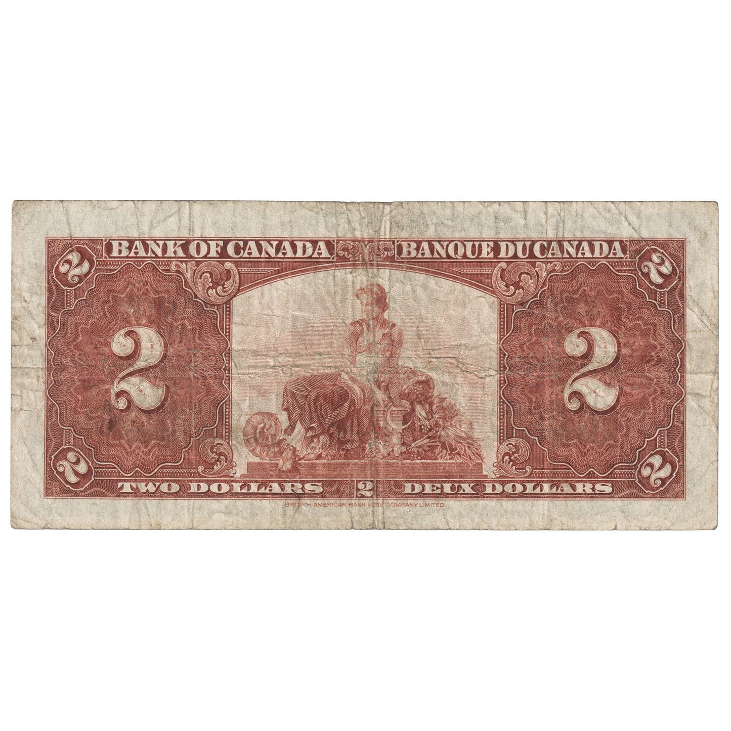 BC-22c 1937 Canada $2 Coyne-Towers, C/R, VG-F