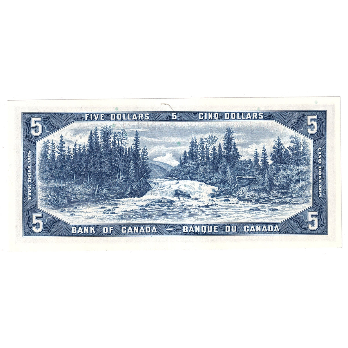 BC-39b 1954 Canada $5 Beattie-Rasminsky, O/S, Choice Uncirculated (CUNC63)
