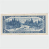 BC-39b 1954 Canada $5 Beattie-Rasminsky, R/S, Very Fine (VF20)