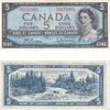 BC-39b 1954 Canada $5 Beattie-Rasminsky, A/X, VF-EF (VF30)