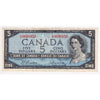 BC-39b 1954 Canada $5 Beattie-Rasminsky, X/S, VF-EF (VF30)
