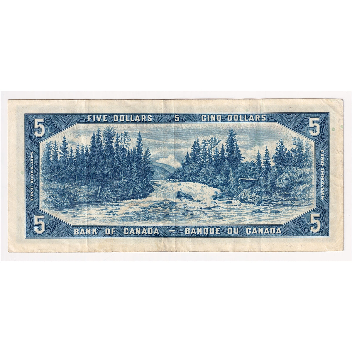 BC-39b 1954 Canada $5 Beattie-Rasminsky, X/S, VF-EF (VF30)