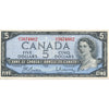 BC-39b 1954 Canada $5 Beattie-Rasminsky, N/X, EF