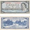 BC-39bA 1954 Canada $5 Beattie-Rasminsky, *N/X, F-VF (F15)