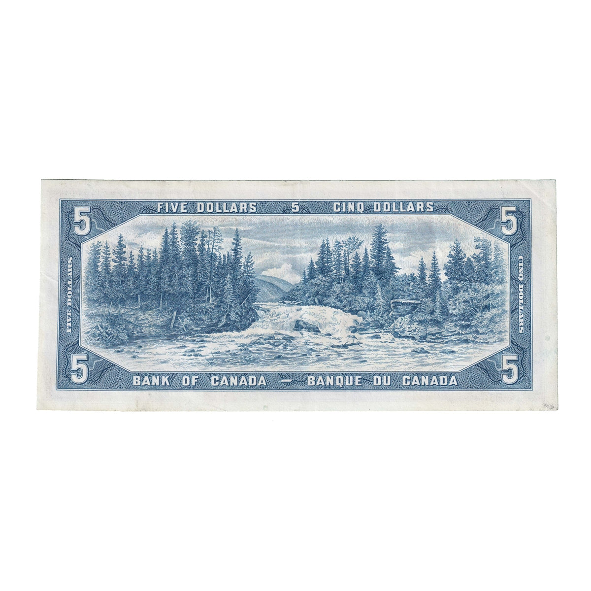 BC-39bA 1954 Canada $5 Beattie-Rasminsky, *V/S, VF-EF (VF30)