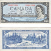 BC-39bA 1954 Canada $5 Beattie-Rasminsky, *I/X, Very Fine (VF20)
