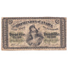 DC-1b 1870 Dominion 25-cent Shinplaster, Dickinson-Harington, Large B, Very Good (VG8)