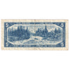 BC-39c 1954 Canada $5 Bouey-Rasminsky, T/X, Circ