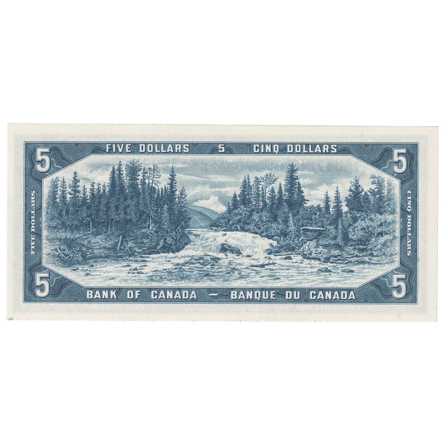 BC-39c 1954 Canada $5 Bouey-Rasminsky, S/X, Uncirculated (MS60)
