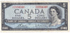BC-39c 1954 Canada $5 Bouey-Rasminsky, V/X, Very Fine (VF20)