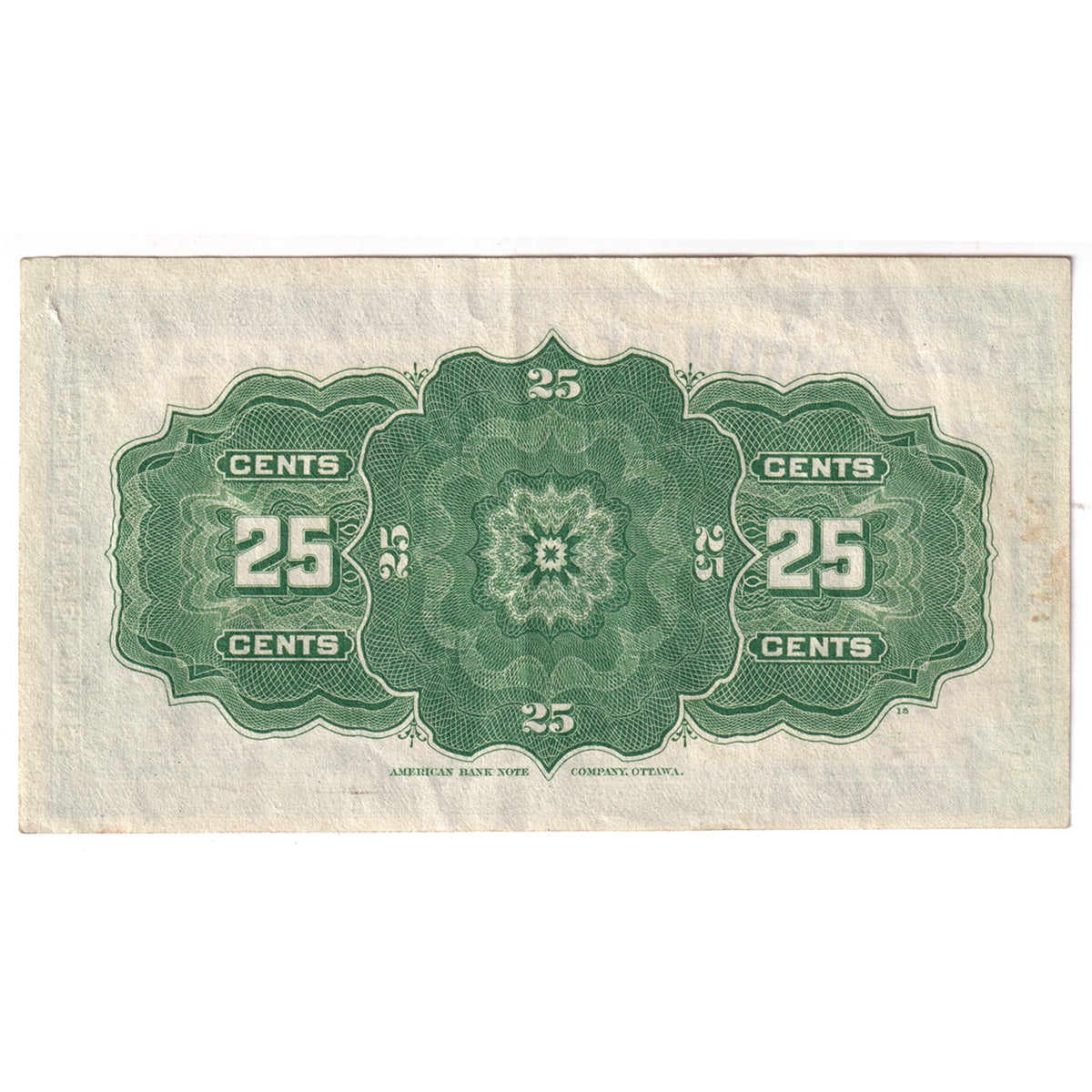 Shinplaster Coin DC-15c 1900 Dominion 25-cent Shinplaster, Saunders, EF-AU (EF45 ...
