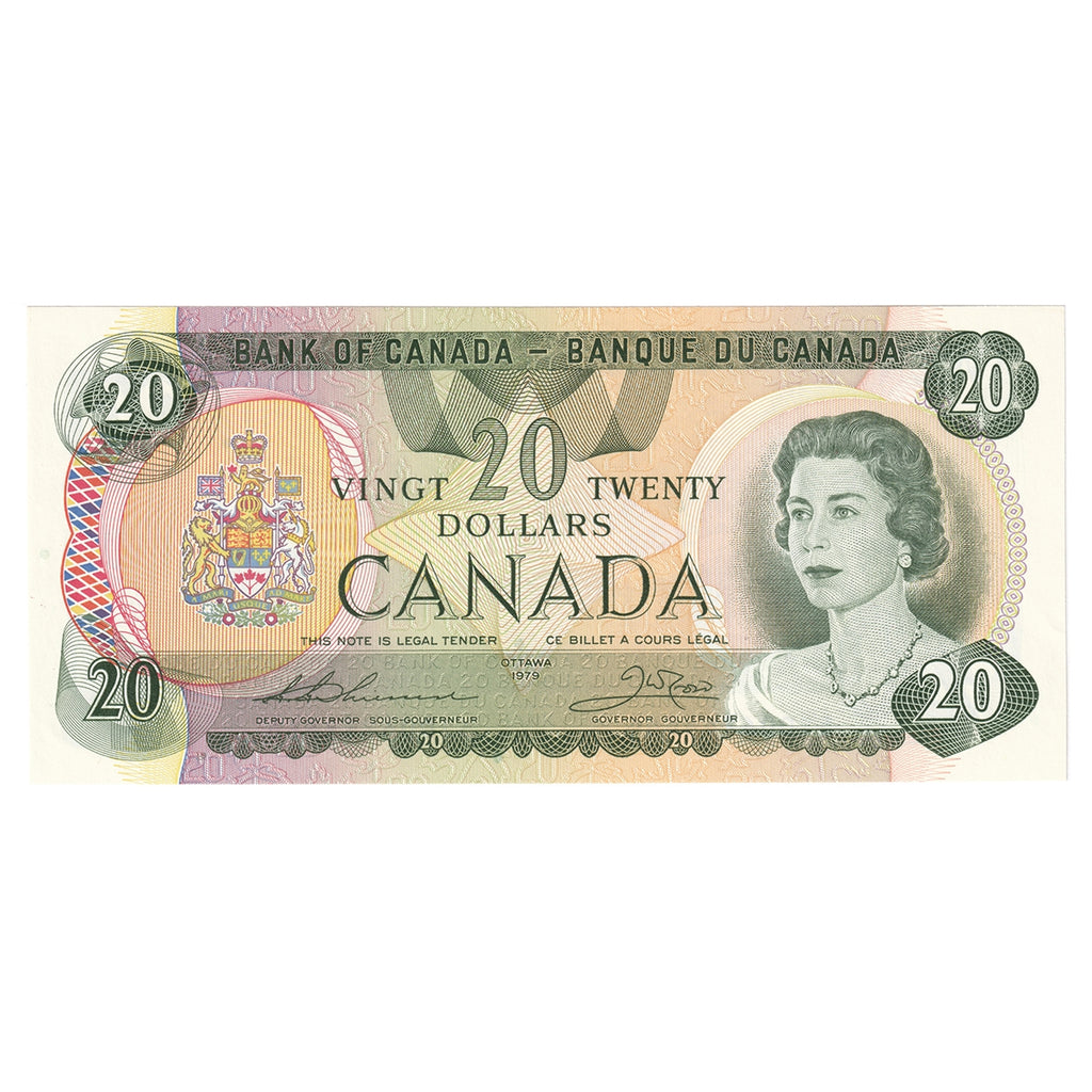 BC-54cA 1979 Canada $20 Thiessen-Crow, 510, Uncirculated (MS60)
