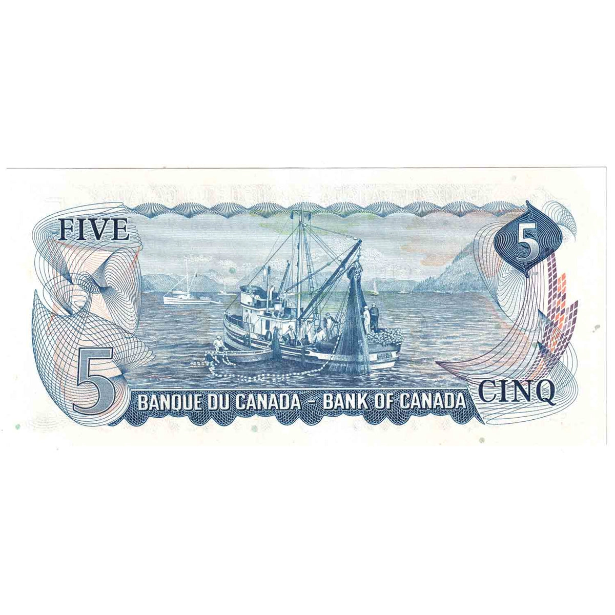 BC-48b 1972 Canada $5 Lawson-Bouey, CS, Uncirculated (MS60)
