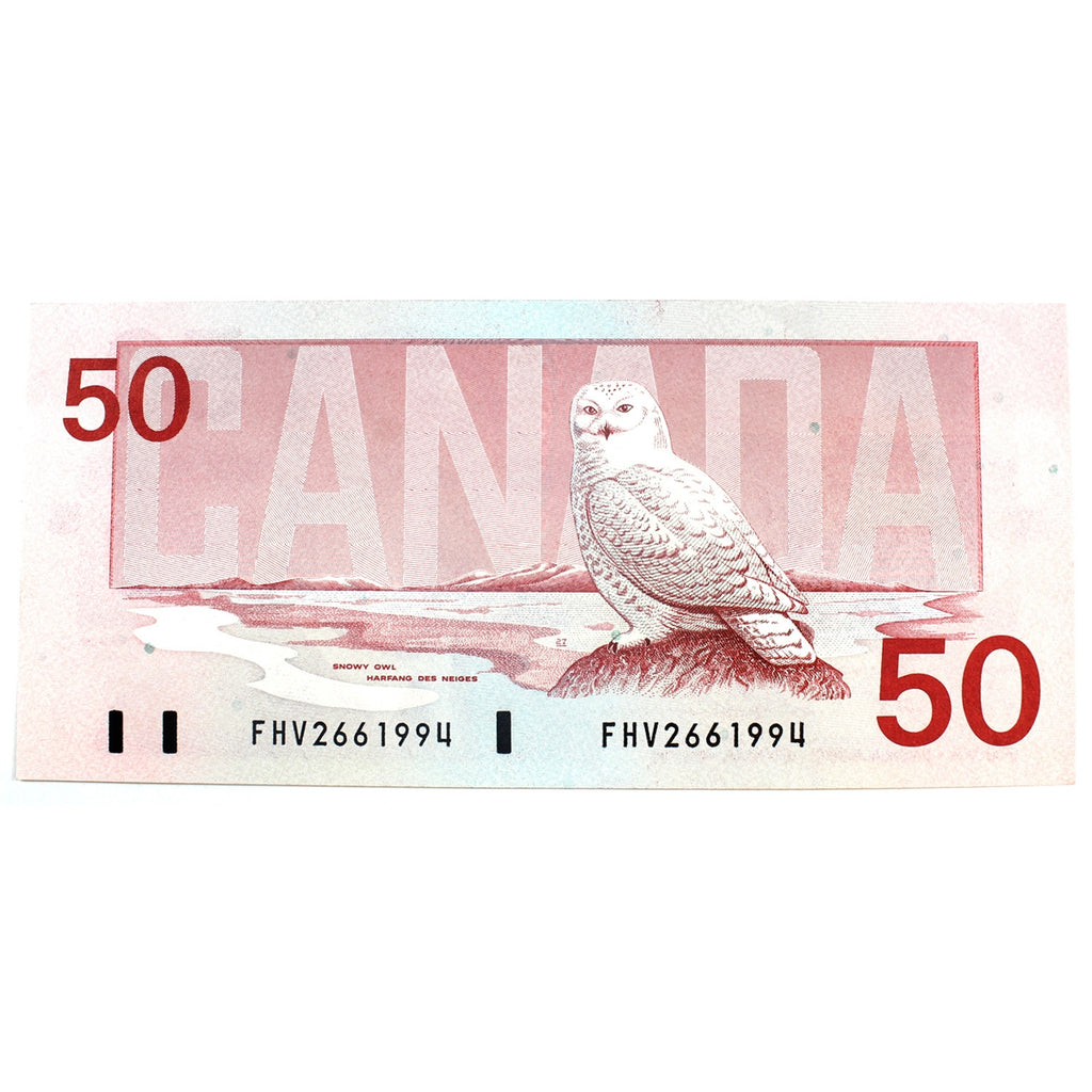 BC-59c 1988 Canada $50 Knight-Thiessen, FHV, AU-UNC (AU55)