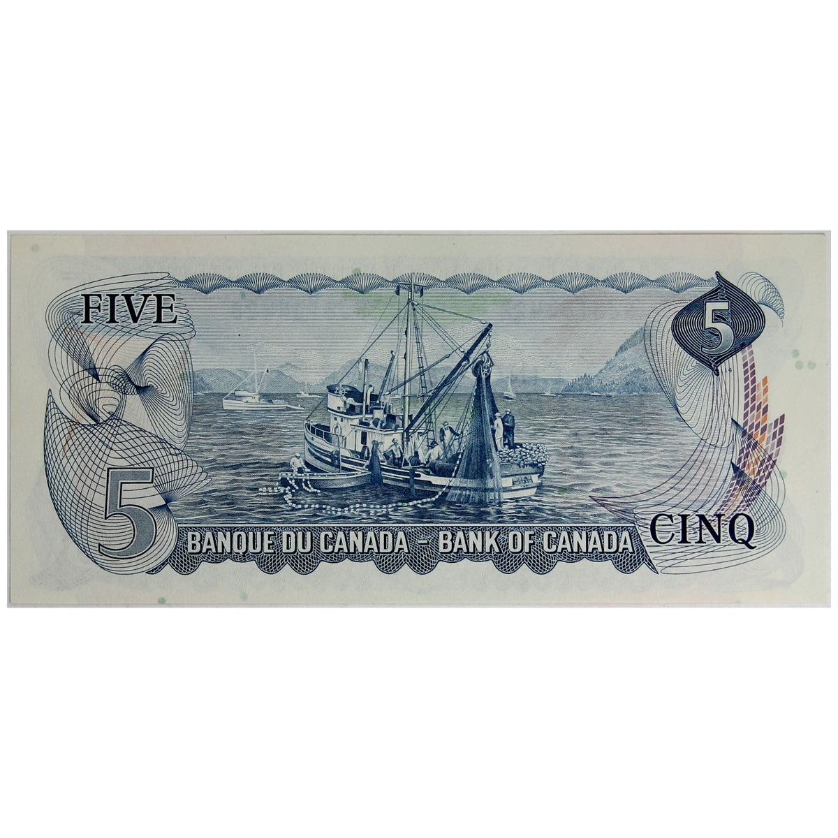 BC-48b 1972 Canada $5 Lawson-Bouey, SJ, Uncirculated (MS60)
