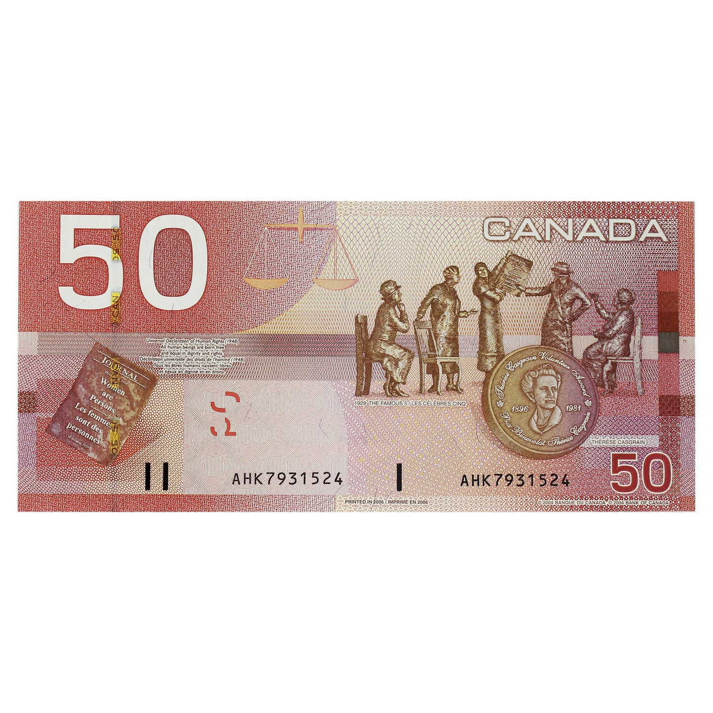 BC-65a 2006 Canada $50 Jenkins-Dodge, AHK, Choice Uncirculated (CUNC63)