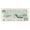 BC-58a 1991 Canada $20 Thiessen-Crow, EIG, EF-AU (EF45)