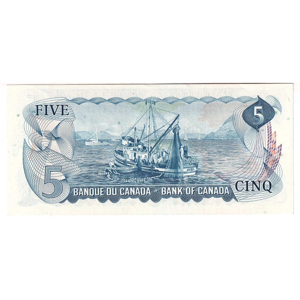 BC-48b 1972 Canada $5 Lawson-Bouey, SV, Uncirculated (MS60)
