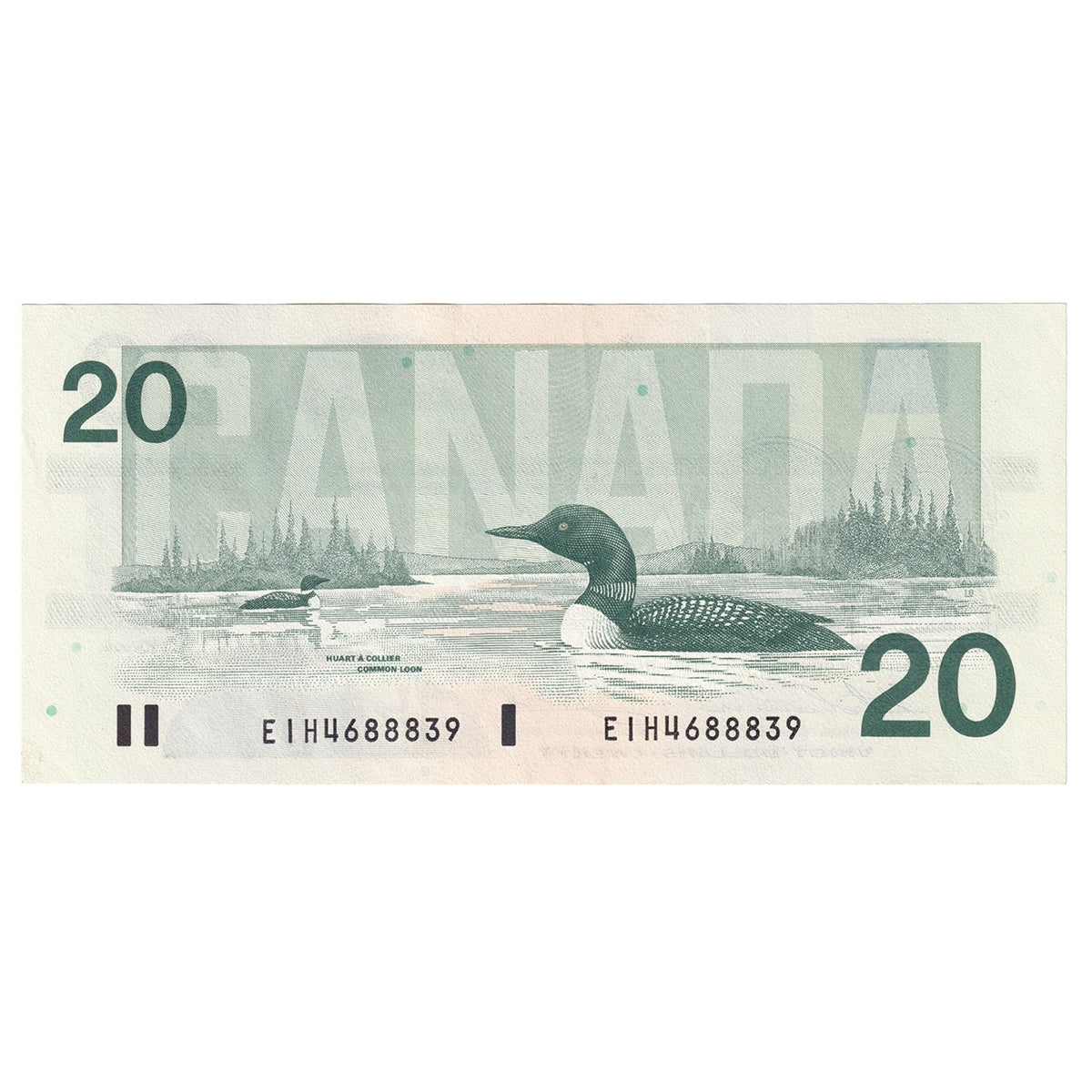 BC-58a 1991 Canada $20 Thiessen-Crow, EIH, EF-AU (EF45)
