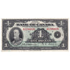 BC-1 1935 Canada $1 Osborne-Towers, English, Series A, EF