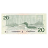 BC-58a-ii 1991 Canada $20 Thiessen-Crow, AIB, CIRC