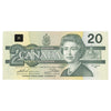 BC-58a-ii 1991 Canada $20 Thiessen-Crow, AIB, CIRC