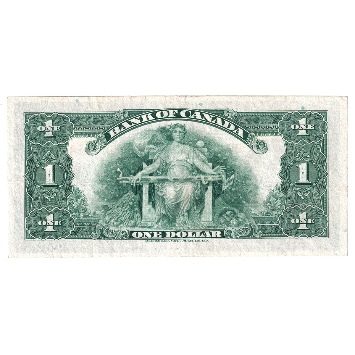 BC-1 1935 Canada $1 Osborne-Towers, English, Series B, Extra Fine (EF40)
