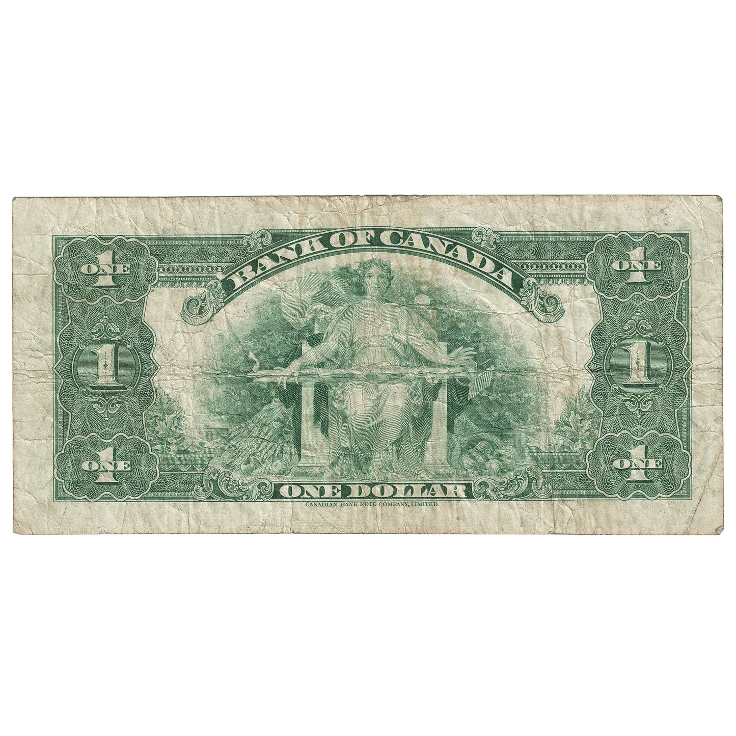 BC-1 1935 Canada $1 Osborne-Towers, English, Series B, F